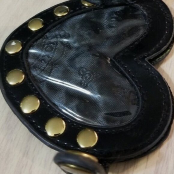 BETSEYVILLE Black Keychain Bag Fob Purse Tag with Tassel - Picture 7 of 16